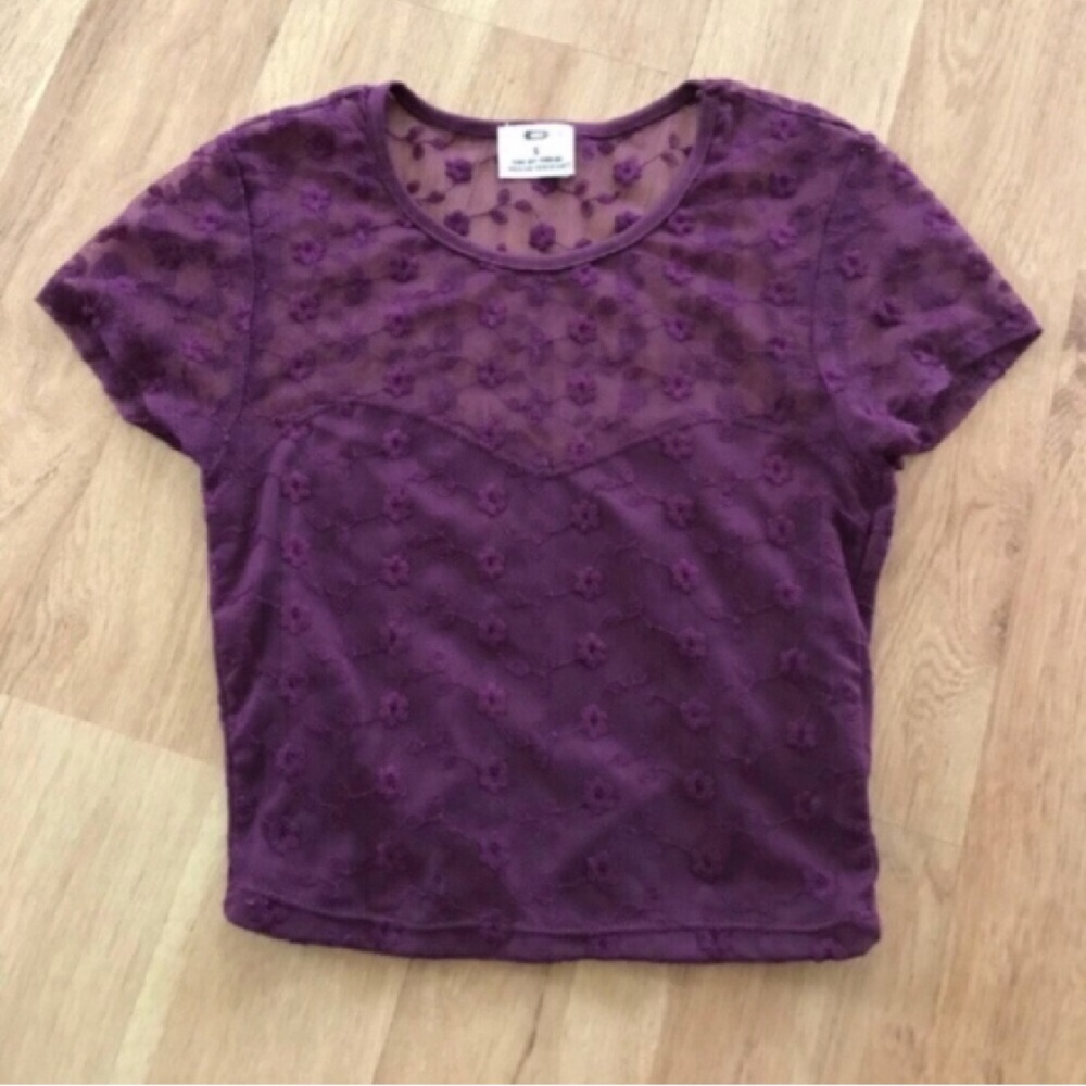 Pins and Needles by Anthropologie crop top